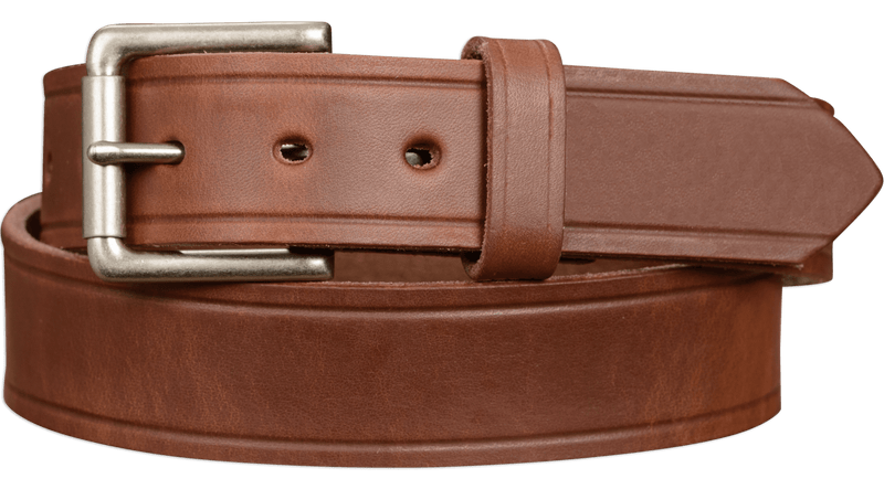 The Maverick: Hot Dipped Tan Creased Accent 1.50" - Bullhide Belts