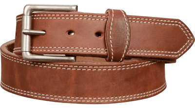 SPECIAL OFFER The Maverick: Hot Dipped Tan Double Stitched 1.50" - Bullhide Belts