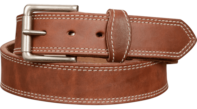 SPECIAL OFFER The Maverick: Hot Dipped Tan Double Stitched 1.50" - Bullhide Belts