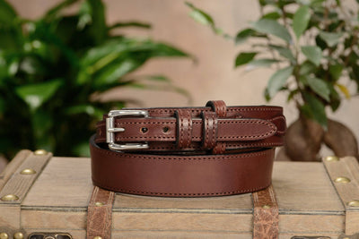 The Winchester: Brown Stitched Ranger 1.50" - Bullhide Belts