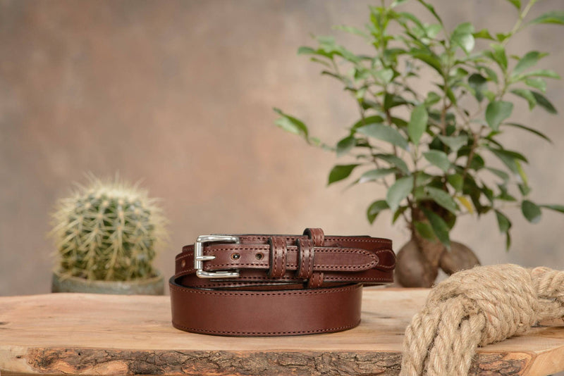 The Winchester: Brown Stitched Ranger 1.50" - Bullhide Belts