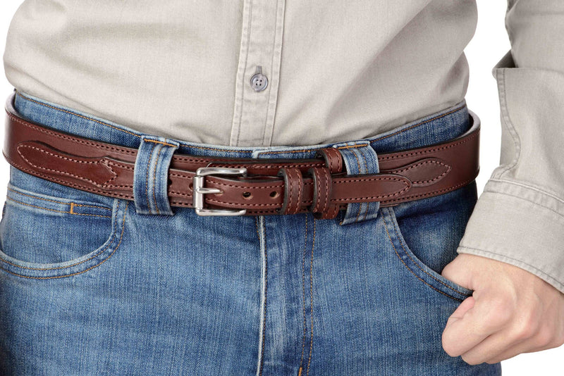 The Winchester: Brown Stitched Ranger 1.50" - Bullhide Belts