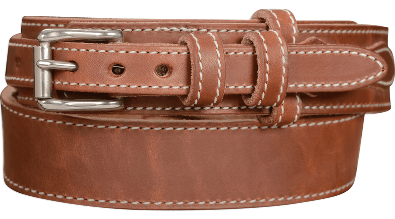 The Winchester: Hot Dipped Tan Stitched Ranger 1.50" - Bullhide Belts