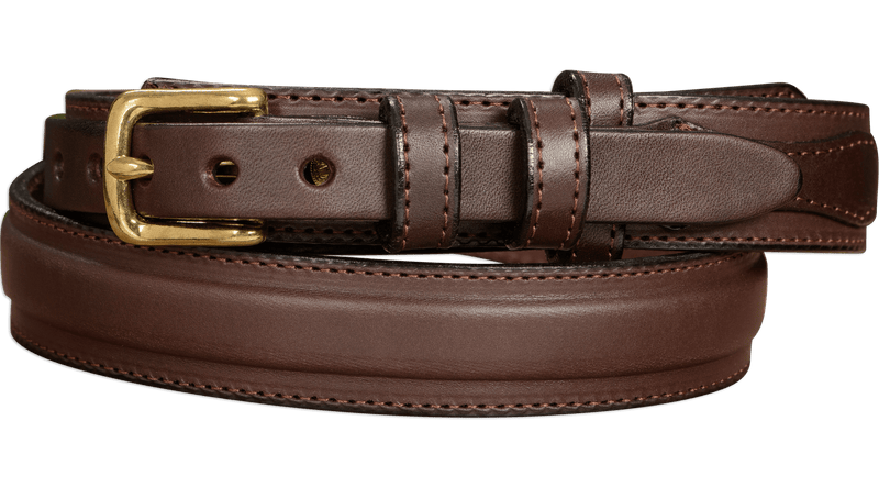 The Walker: Brown Stitched Ranger 1.25" - Bullhide Belts