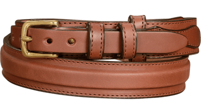 The Walker: Medium Brown Stitched Ranger 1.25" - Bullhide Belts