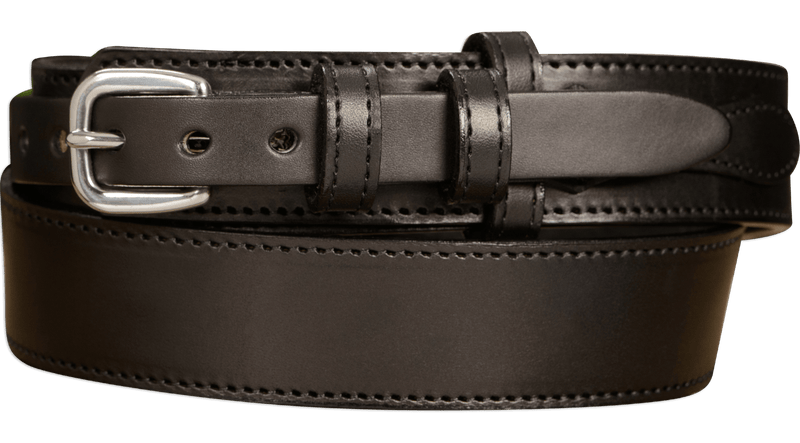 The Walker: Black Stitched Ranger 1.50" - Bullhide Belts