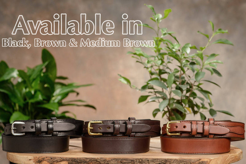 The Walker: Brown Stitched Ranger 1.50" - Bullhide Belts