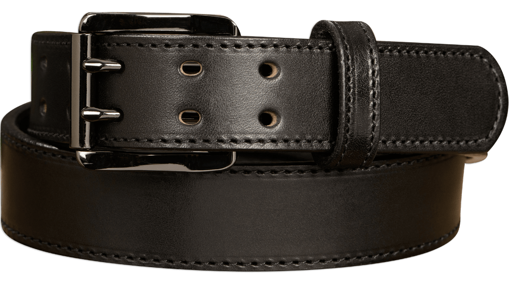 小物 Leather double pin belt XZQTIVE Men Dual Holes Belt For Jean Pant Casual Leather