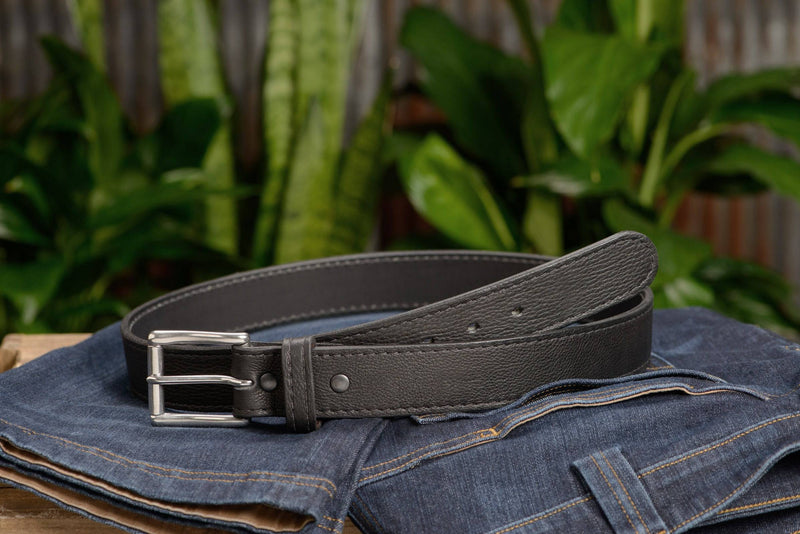 Black American Bison Max Thickness Gun Belt - Bullhide Belts