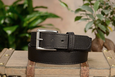 Black American Bison Max Thickness Gun Belt - Bullhide Belts