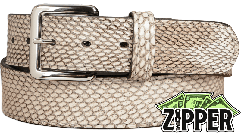 Indonesian Spitting Cobra Money Belt With 25" Zipper - Bullhide Belts