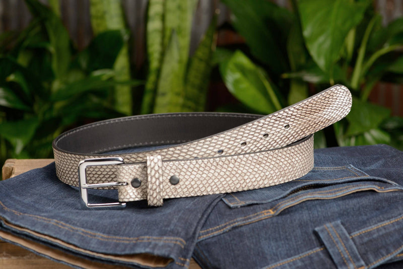 Snakeskin belt sales