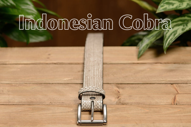 Indonesian Spitting Cobra Max Thickness Belt - Bullhide Belts