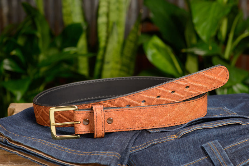 Caramel Brown Elephant Belt - Bullhide Belts