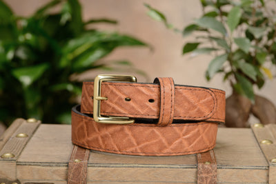 Caramel Brown Elephant Belt - Bullhide Belts