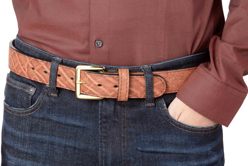 Caramel Brown Elephant Belt - Bullhide Belts