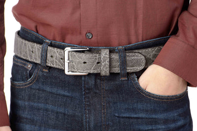 Charcoal Gray Elephant Belt - Bullhide Belts