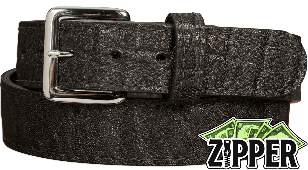 Black Elephant Money Belt With 25