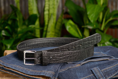 Black Elephant Money Belt With 25" Zipper - Bullhide Belts