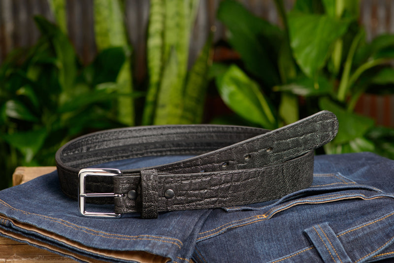 Black Elephant Money Belt With 25" Zipper - Bullhide Belts