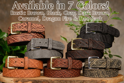 Dark Brown Elephant Money Belt With 25" Zipper - Bullhide Belts