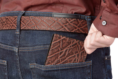 Dragon Fire Elephant Bifold Wallet - Bullhide Belts