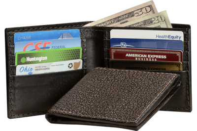 Brown Shark Bifold Wallet - Bullhide Belts