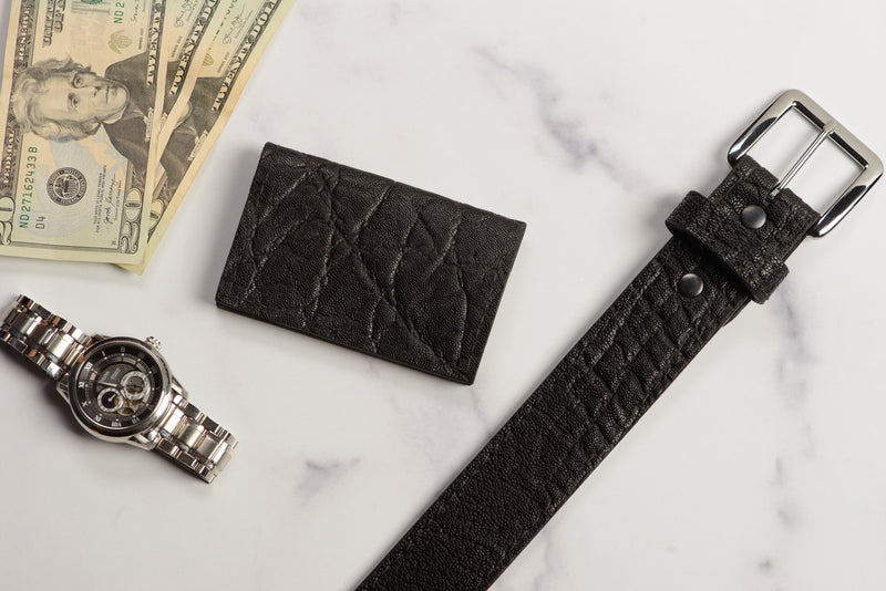 Black Elephant Credit Card & Business Card Wallet - Bullhide Belts