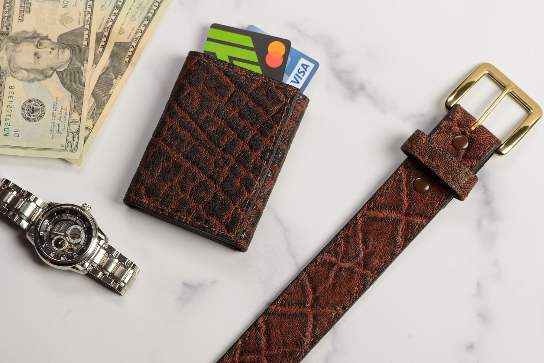 Dragon Fire Elephant Trifold Wallet