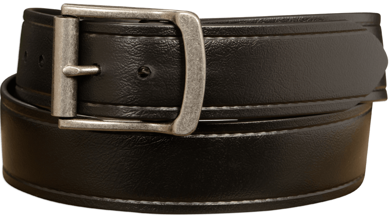 The Hercules Belt™ -  Black With Antique Nickel Hercules Buckle 1.50" (H100) - Bullhide Belts