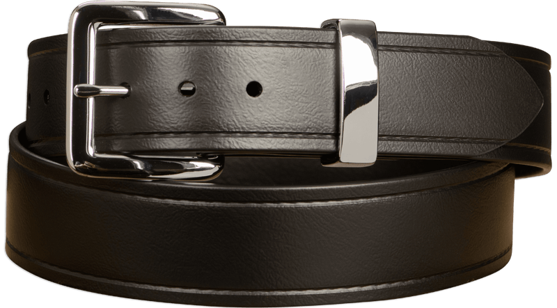 The Hercules Belt™ -  Black With Chrome Buckle And Keeper 1.50" (H300) - Bullhide Belts