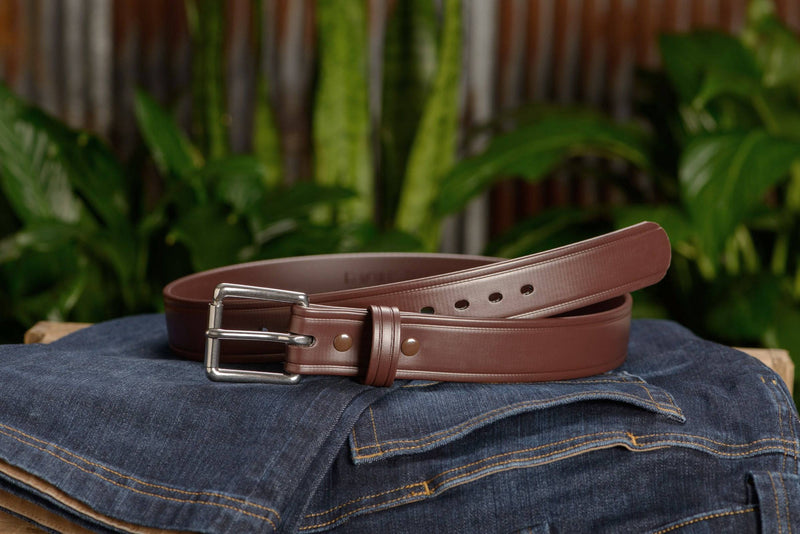 The Hercules Belt™ -  Brown Max Thick With Stainless Buckle 1.50" (H500BR) - Bullhide Belts