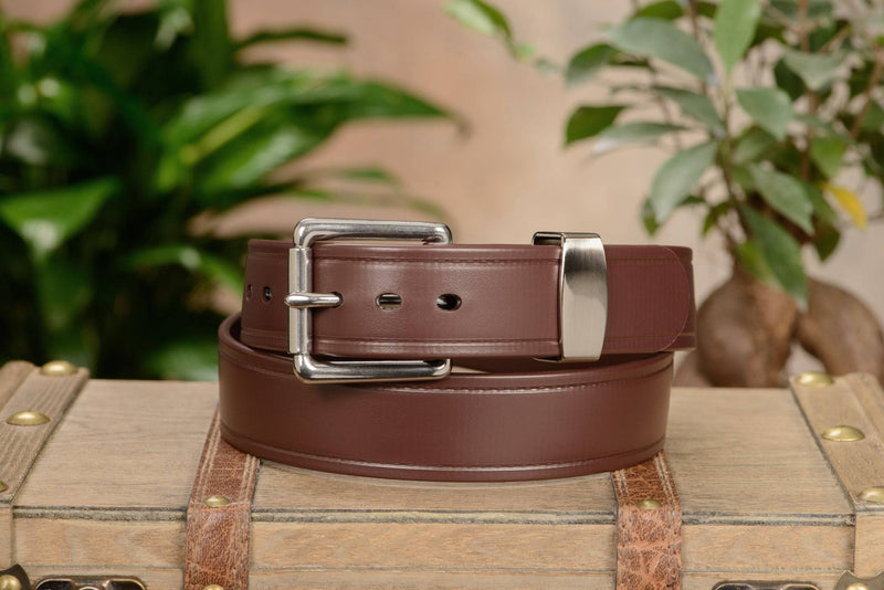 The Hercules Belt™ -  Brown Max Thick With Stainless Buckle And Keeper 1.50" (H510BR) - Bullhide Belts