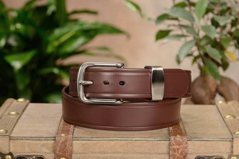 The Hercules Belt™ -  Brown Max Thick With Stainless Buckle And Keeper 1.50" (H530BR) - Bullhide Belts