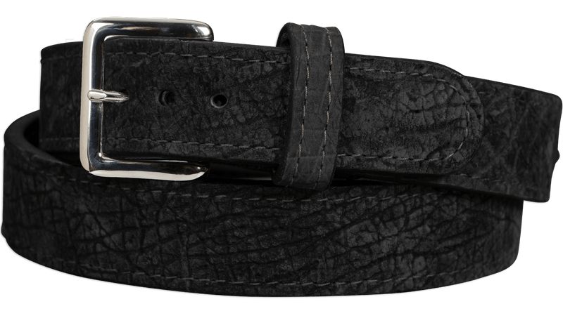 Black Hippopotamus Belt - Bullhide Belts
