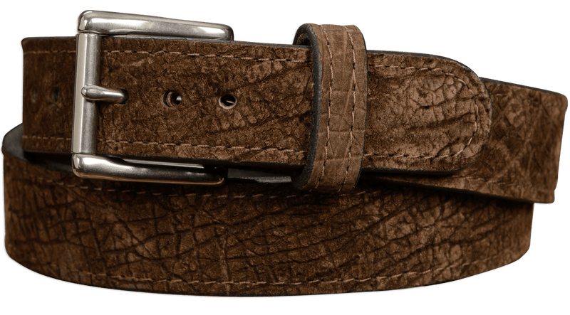 Brown Hippopotamus Max Thickness Gun Belt - Bullhide Belts