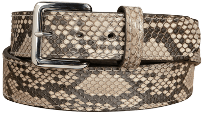 Python Snakeskin Belt - Bullhide Belts