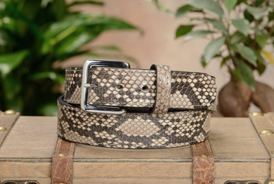 Python Snakeskin Belt - Bullhide Belts