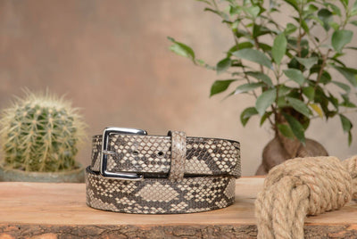 Python Snakeskin Belt - Bullhide Belts