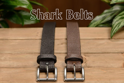 Black Shark Max Thickness Gun Belt - Bullhide Belts