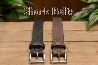 Brown Shark Max Thickness Gun Belt - Bullhide Belts