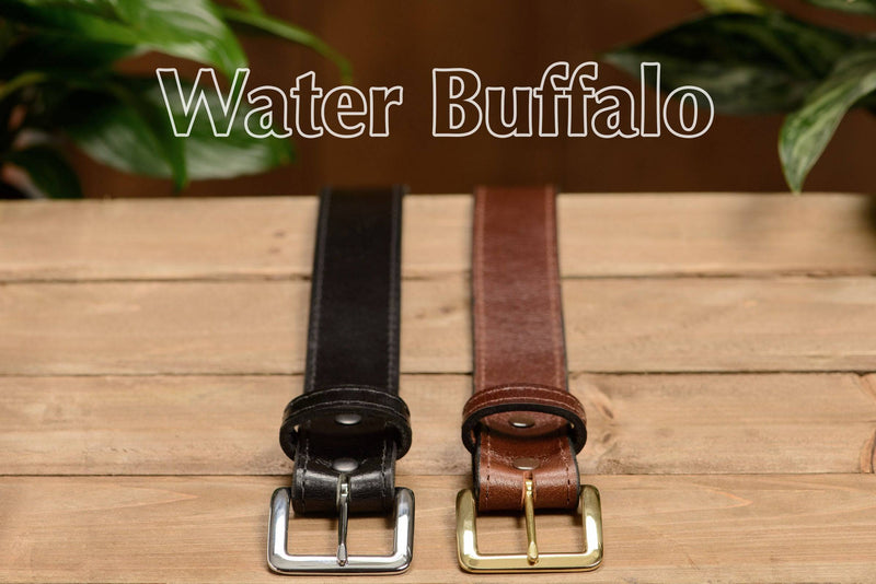 Brown Water Buffalo Money Belt With 25" Zipper - Bullhide Belts