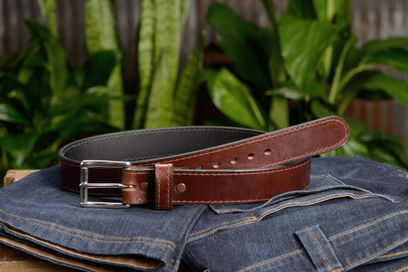 Brown Water Buffalo Max Thickness Gun Belt - Bullhide Belts