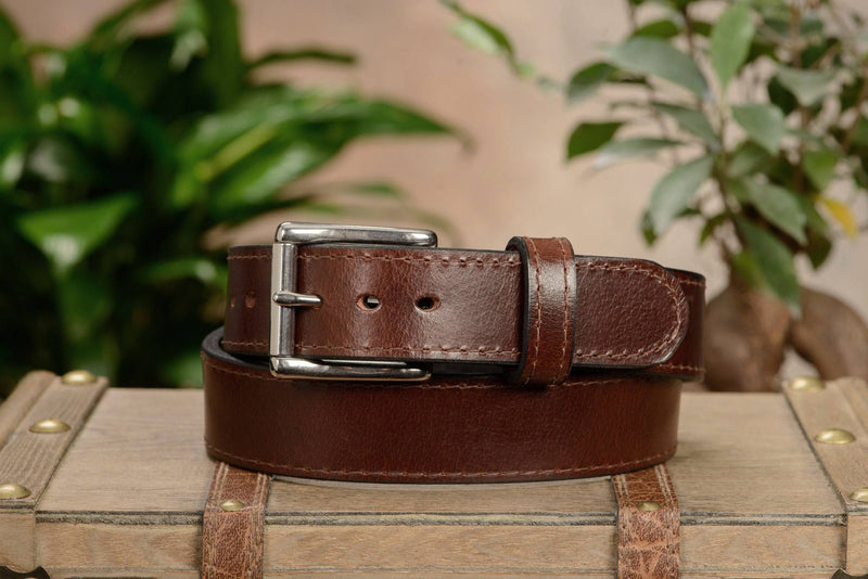 Brown Water Buffalo Max Thickness Gun Belt - Bullhide Belts