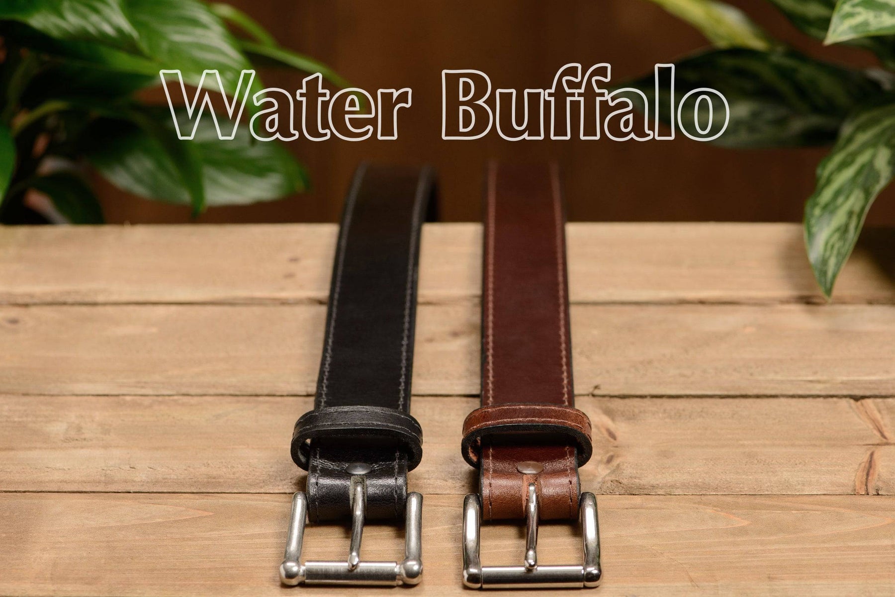 Badlands Russet Buffalo Leather Belt
