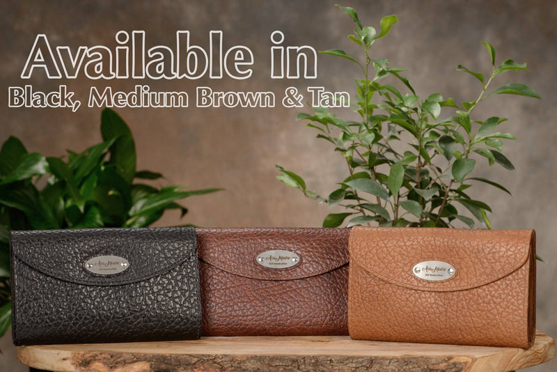 Medium Brown Bison Leather Deluxe Women&